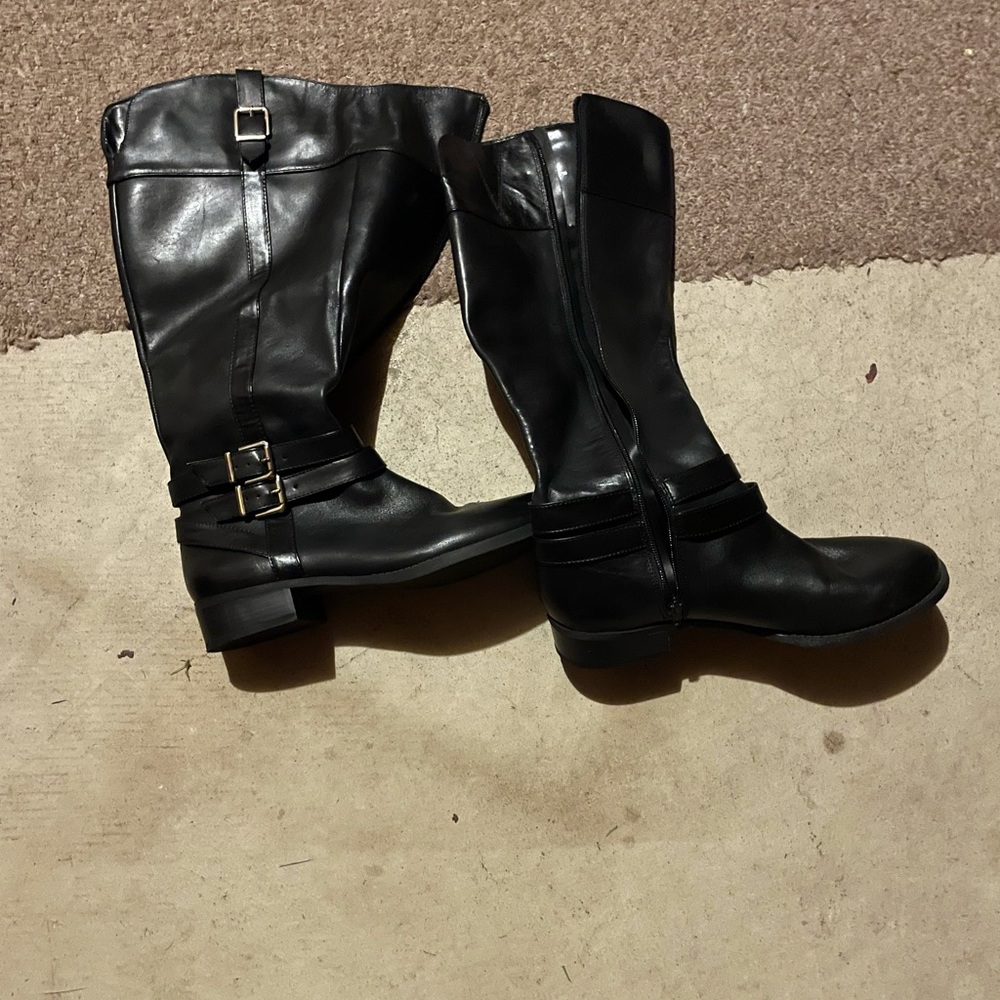 Inc International Concepts Black Boots